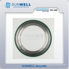 316 (L) Graphite Cgi Spiral Wound Gaskets with Inner and Outer Ring (SUNWELL)